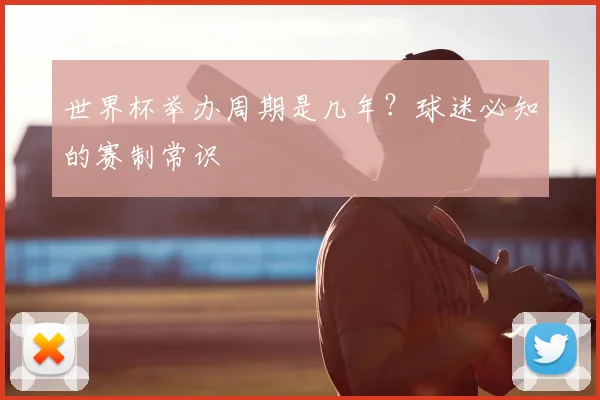世界杯举办周期是几年？球迷必知的赛制常识